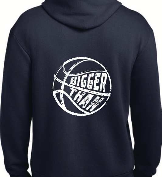 Bigger Than Basketball Adult Hoodie
